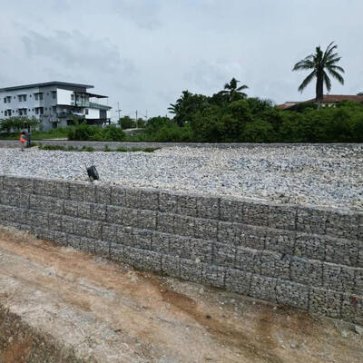 Korrozyona dayanıklı Çift Dönüşümlü Altıgen Gabion Tel Ağı Sepeti 4*1*1m Satılık