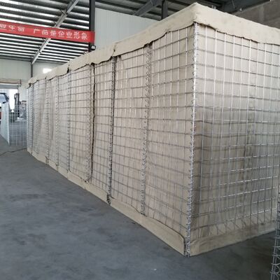 Korozyon Önleyici Galvanizli Demir Tel Kaynaklı Kafes Savunma Bariyeri Ağır Hizmet Tipi Kum Duvar Tabya ML Çit Patlamaya Dayanıklı Taktiksel