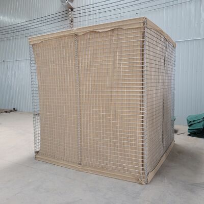 Anti-Corrosion Galvanized Iron Wire Welded Cage Defense Barrier Heavy Duty Sand Wall Bastion ML Fence Explosion-Proof Tactical