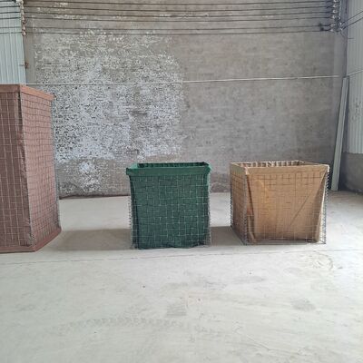 Yüksek Güçlü Büyük Kum Çuvalları Savunma Bastion Savunma Duvarı Savunma Bariyer Çit Satılık