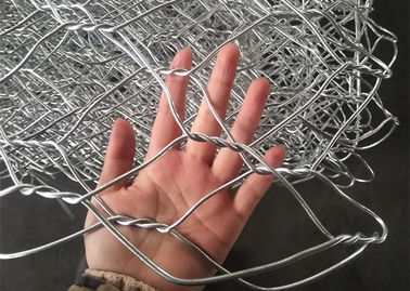 Sıcak Daldırma Galvanizli Hasır İstinat Duvarı / Gabion Taş Kafesleri
