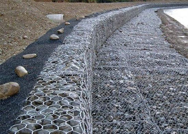 Gabion Basket İstinat Duvarı Sistemi Gabion Kutuları Kafesleri
