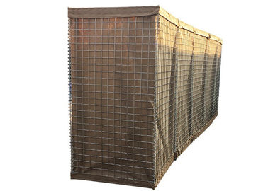 Irak Askeri Savunma Bariyeri Kum T Duvar Savunma Gabion Bastion 3.0-5.0 Mm Tel Ölçer