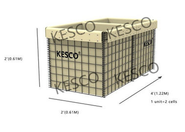 Defansif Hesco Bastion Bariyer MIL 2 Sefer Bariyer Sistemi