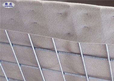 Kum ve Toprak Dolgulu Askeri Hesco Bariyerleri Geotekstil Astarlı Gabion Kaynaklı