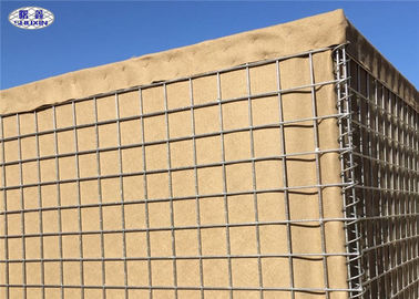 Kıyı Çevresindeki Yarı Daimi Kaldırma İçin Katlanabilir Askeri Hesco Bariyerleri