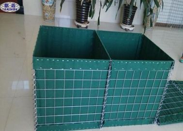 Galvanizli Hesco Kum Dolgulu Bariyerler Askeri İçin Kolay Kullanılır