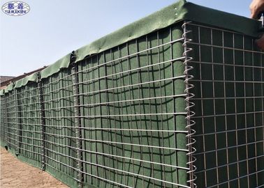 Galvanizli Mesh Hesco Bastion Şartname Savunma Bariyerleri Duvar