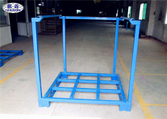 Kargo Forklift İstifleme Palet Rafları Dayanıklı Galvanizli Demir Çelik Yerden Tasarruf
