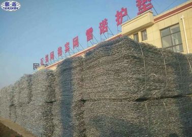 Galvanizli Kaya Sepet Hasır  Gabion Taş Kafes Korozyon Direnci