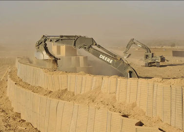 Sıcak Daldırma Galvanizli Hesco Duvar MIL 7 Savunma Hesco Tabyası