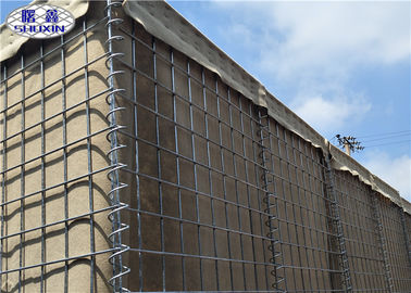 Geotekstil ile Yüksek Süre Askeri Bariyer Gabion Taş Çit