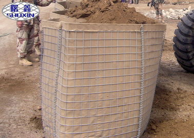 3x3 Kaynaklı Hasır Kare Delik Askeri Hesco Bariyerleri