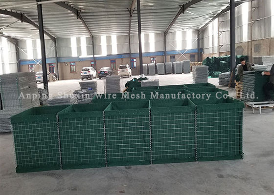 Geotekstil Kaynaklı Galvaniz Gabion Galfan Savunma Bariyeri