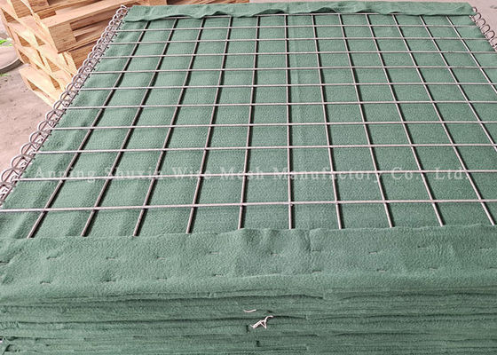 Ordu İstinat Duvarı İçin Askeri Galfan Kaynaklı Mesh Hesco Gabion