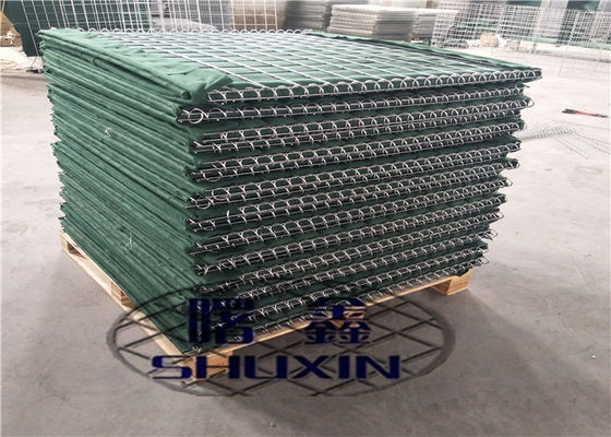 Galfan veya Galvanizli Askeri Hesco Savunma Bariyeri