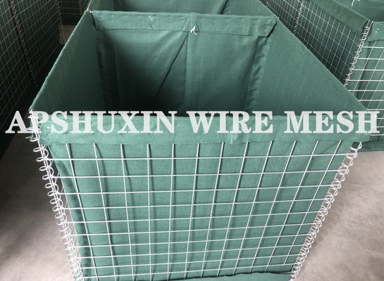 2.7mm Galvanizli Hesco Savunma Bariyeri Çiti