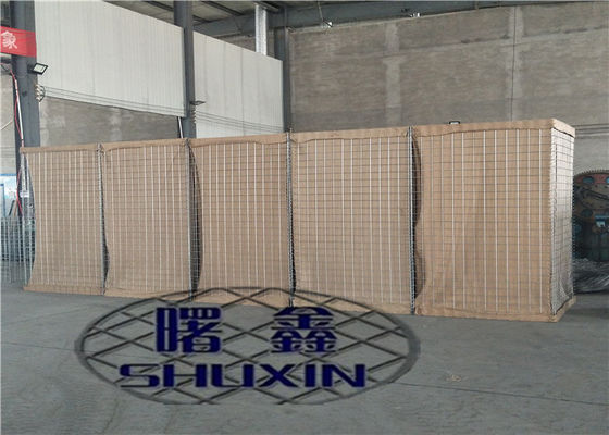 5 Hücreli Sıcak Daldırma Galvaniz Hesco Bastion Bariyer