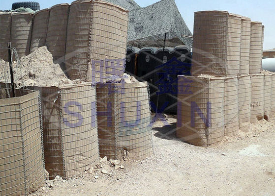Savunma Tipi Kaynaklı Gabion Kutusu SGS Askeri Bariyer