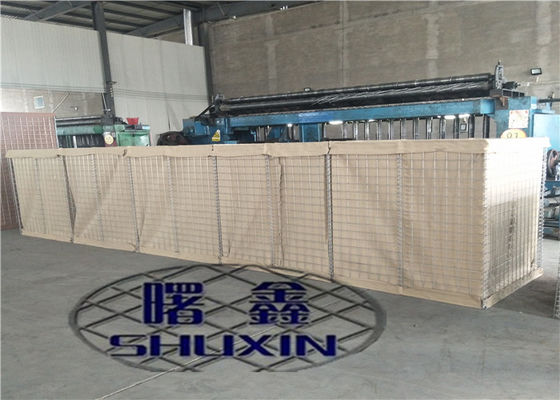 Mil 9 Galvanizli Askeri Kum Hesco Duvar 300gsm Jeotekstil