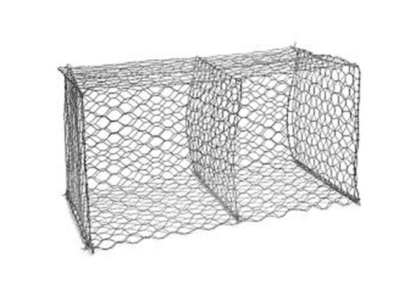 4mm Anti Pas Galvanizli Gabion Sepetler 8x10cm Ağır Hizmet