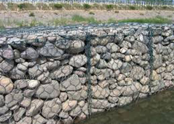 Altıgen Ağır Gi Gabion Çift Bükümlü Kaya Kırılmasını Önleme