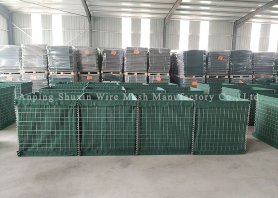 Galvanizli Kaynaklı 3.0mm Kum Dolgulu Barikatlar Savunma Tabyası