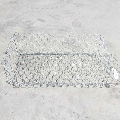 2 * 1 * 1 M Boyutlu Galvanizli Gabion Sepetleri Köprü Nehri Korumak Ce Sertifikası