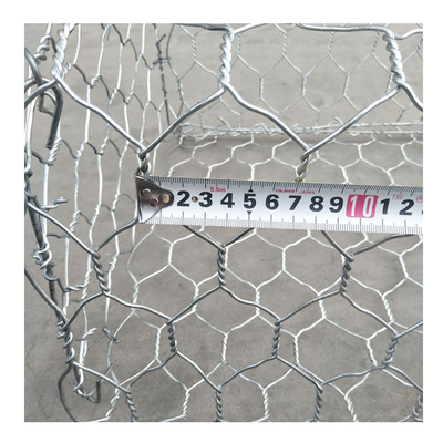 4x1x1m Metal Gabion Sepetleri Sıcak Daldırma Galvanizli Hasır