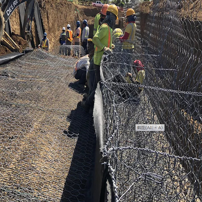 SGS Dolum Gabion Kafesleri 2x1x1m 3x1x1m 4x1x1m 5x1x1m Galvanizli